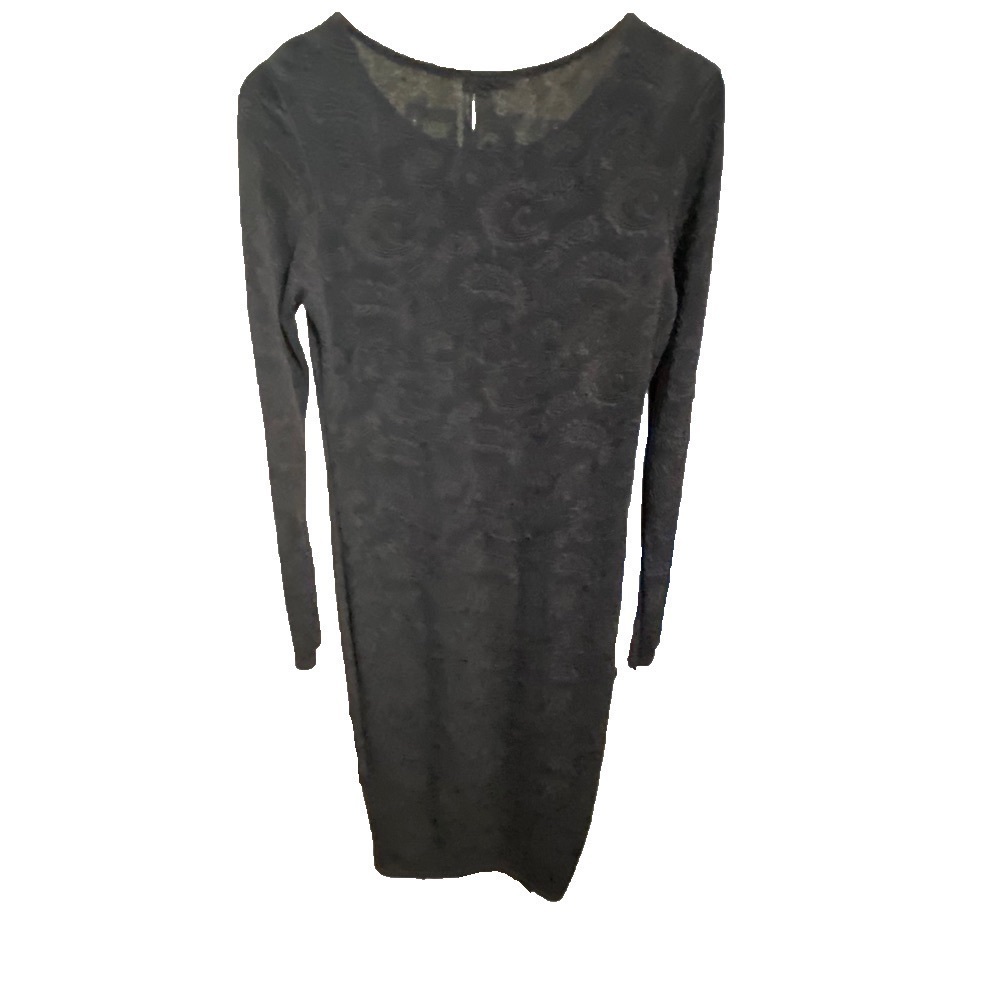 RIVER ISLAND Embroidered Knit Midi Dress